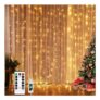 LED Window Curtain Lights 3m X 3m, 300 LEDs, USB