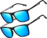 LEDING&BEST Polarised Sunglasses Men Women Driving Cycling Fishing Climbing Anti-glare UV400 Protection TR90 Unbreakable Frame Sports Travel Sun Glasses