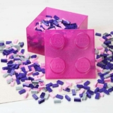 LEGO Clear Brick Shaped Storage Box