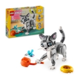 LEGO Creator 3-in-1 Cat, Transforms into Pigeon or Dog