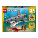 LEGO Creator 3 in 1 Fierce Shark with a Treasure Chest Construction Set 31381