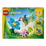 LEGO Creator 3 in 1 Wild Animals: Colourful Hummingbird Construction Set 31384