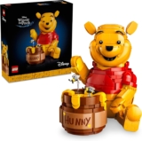LEGO Disney Winnie the Pooh – Building Set for Adults – Display Model w/Honey Pot, Collectible Minifigure & Eeyore Figure – DIY Nostalgic Gift Idea for Fans – 43300