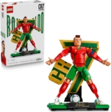 LEGO Editions Cristiano Ronaldo Football Legend Toy – 3D Figure Display Model Kit – DIY Kids Room Decor – Gift for 12 Year Old Boys, Girls & Adult Sports Fans – 43016