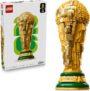 LEGO Editions FIFA World Cup Official Trophy Toy – 3D DIY Model Kit w/a Collectible Minifigure – Football Gift for 12 Year Old Boys, Girls & Adult Sports Fans – 43020