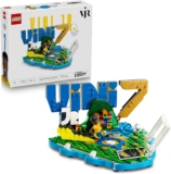 LEGO Editions Vini Jr. Football Highlights Toy – 3D Display Model Kit w/Collectible Minifigure – Kids Room Decor – Gift for 10 Year Old Boys, Girls & Adult Sports Fans – 43027