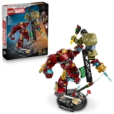LEGO Marvel Epic Battle: Hulkbuster vs. The Hulk – Superhero Toy w/ 2 Action Figures & Iron Man Minifigure