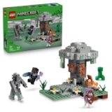 LEGO Minecraft The Pale Garden Toy – Miniature Biome w/Creaking Minifigure & Mothman, Creeper & Skeleton Mobs Figures – 21586