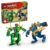 LEGO NINJAGO Jays Dragon Mech Fight – Ninja Toy w/ 2 Action Figures, 2 Minifigures, Katana & Sword – Birthday Gift – 71853