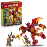 LEGO NINJAGO Kais Dragon Mech Battle Pack – w/an Action Figure, 3 Minifigures & Katanas 71851