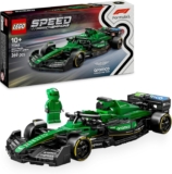 LEGO Speed Champions Aston Martin Aramco F1 AMR24 Race Car Toy with a Collectible Formula 1 Driver Minifigure – Model Kits for 10 Year Old Boys & Girls or Adult Motorsport Fans 77245