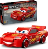 LEGO Speed Champions Lightning McQueen Race Car Toy – Collectible Model Kit w/a Detailed Undercarriage – Disney Gift for 9 Year Old Boys, Girls & Pixar Cars Movie Fans – 77255
