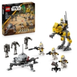 LEGO Star Wars 75431 327th Star Corps Clone Troopers Battle Pack – incl. 4 Minifigures, 3 Battle Droid Figures & an AT-RT