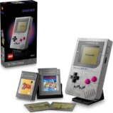 LEGO Super Mario Game Boy Building Set for Adults – Nintendo Display Model Kit with 2 Cartridges incl. Zelda, plus Lenticular Screens – Fathers Day Treat – Gaming Gift Idea – 72046