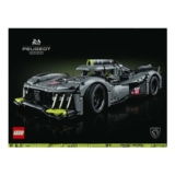 LEGO Technic PEUGEOT 9X8 24H Le Mans Hybrid Hypercar Construction Set 42156