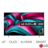 LG OLED42C55LA 42 Inch OLED 4K Ultra HD Smart TV – 5 Year Warranty Free LG XBOOM Grab Bluetooth Speaker
