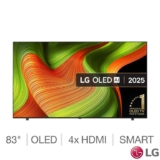 LG OLED83B56LA 83 Inch OLED 4K Ultra HD Smart TV – 5 Year Warranty (Automatic Discount At Checkout) Free LG XBOOM Grab Speaker