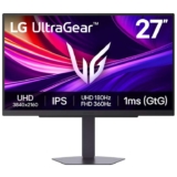 LG UltraGear G8 27G810A Gaming Monitor – 4K UHD IPS 27 Inch, 180Hz 360Hz – Dual-Mode, 1ms GtG, G-SYNC Compatible & FreeSync Premium