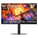 LG UltraGear evo GM9 27GM950B-B Gaming Monitor, 27 inch 5K Hyper Mini LED, Dual Mode – Pre Order 20/07/26