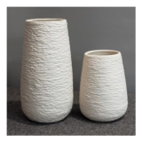 LIFFY Black Ceramic Vase Set of 2