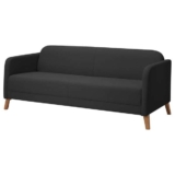 LINANÄS 3-seat sofa, Vissle dark grey (C&C at selected locations only / Delivery Unavailable)