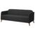 LINANÄS 3-seat sofa, Vissle dark grey (C&C at selected locations only / Delivery Unavailable)