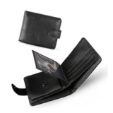 LINYYDS Leather Mens Wallet with Card Holder, Banknotes and Coin