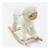 LINZI White Rocking Lamb 48x56cm
