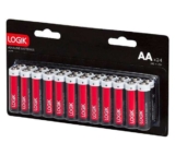 LOGIK LAA2416 AA Alkaline Batteries – Pack of 24