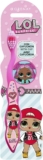 LOL Surprise Dolls Little Teeth Toothbrush for Kids with Soft Rounded Bristles, Comfortable Handle Grip and Protection Cap for Children Ages 3
