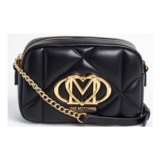 LOVE MOSCHINO Black Quilted Shoulder Bag