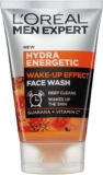 LOréal Paris Men Expert Wake-up Effect Face Wash 100ml, Hydra Energetic Face Wash With Vitamin C, for Dull and Tired-Looking Skin, Cleanses Pores and Energises Skin