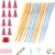 LUVDECO 41-Piece Complete Crochet Hooks Set for Beginners & Adults, 12 Sizes Ergonomic Grip Hooks with Case, Knitting Accessories & Crochet Gift Set
