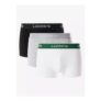 Lacoste 3 Pack Cotton Trunks – White Multi