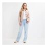Ladies Almond Stretch Denim Jacket