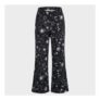 Ladies Black Shooting Star Pajama Bottoms