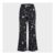 Ladies Black Shooting Star Pajama Bottoms