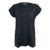 Ladies Extended Shoulder Tee T-Shirt Black by Urban Classics