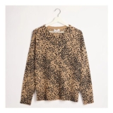 Ladies Leopard Print Cardigan