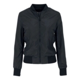 Ladies Light Bomber Jacket Mid-Season Jackets Black by Urban Classics