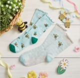 Ladies Pack of 2 Bee Socks – Free C&C only