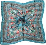 Ladies Paisley Floral Animal Print Big Square Scarf Scarves Head Face Cover Satin Silk