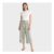 Ladies Viscose Printed Cropped Trousers
