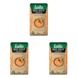 Laila Red Split Lentils 2Kg Pack of 3) – S/S £6.75