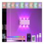Lampop Rechargeable Battery Operated RGB Wall Lights with App Control