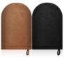 Lanjue Self Tanning Mitt Tanner Applicator, Streak-Free Black Shower Gloves with Velvet Glove & Anti-Slip Wrist, sold by ukzy FBA
