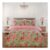 Lara Sage Floral Reversible Duvet Set