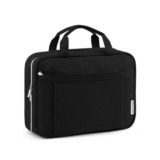 Large Black Womens Travel Toiletry Bag with Hanging Hook