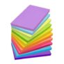 Large Sticky Notes, 10x15mm, 20 Pads, 1000 Sheets
