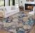 Large Washable Rug for Living Room Vintage Abstract Soft Carpet Non-Slip – Multicolour 200x290cm